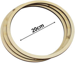  Natúr fa álomfogó karika 20cm 3db/cs 4555