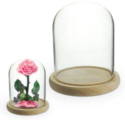  Üvegbúra fa talppal 12*15cm - papelito