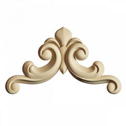 Papelito Hőre lágyuló fa díszítőelem - ciráda 8, 9*4, 8*0, 8cm 35342 - koszorúhoz és asztaldíszhez (35342)