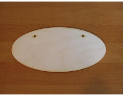  Natúr fa - Ovál tábla 24cm - feliratként és tábladíszként