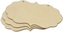  Natúr fa fodros tábla 12x25cm 3db/csomag - papelito