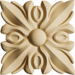 Hőre lágyuló fa díszítőelem - négyzet 6*6cm 35328 (35328)