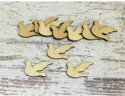  Natúr fa - Posta galamb kicsi 3cm 10db/csomag - papelito