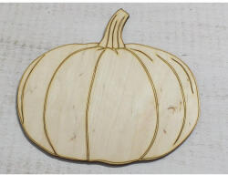  Natúr fa - Gravírozott tök 20cm - papelito