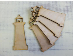 Natúr fa - Világítótorony 9cm 5db/csomag - papelito