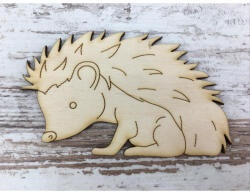  Natúr fa - Erdei süni 6x9, 5cm - papelito