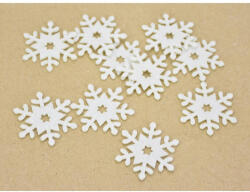  Filc - Csillagos hópihe fehér 5cm 10db/csomag