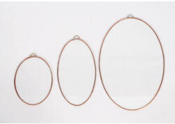  Üveglap keretezett, 3mm ovál 13, 5*19, 5cm 4018 (4018)