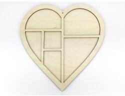  Natúr fa - Szív fotókeret 35cm - papelito