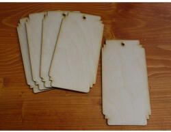 Natúr fa - Tégla tábla 8x16cm 5db/csomag - papelito