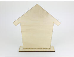  Natúr fa - Talpas ház 22x22, 5cm - festéshez és dekorációhoz