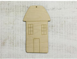  Natúr fa - Magas ház kicsi 19, 5cm - papelito