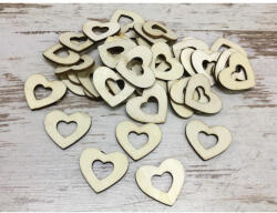 Fa lukas szív 3, 5cm 40db/csomag - papelito