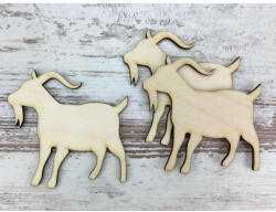  Natúr fa - Kecske 7, 5cm 3db/csomag - papelito