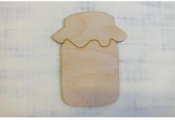  Natúr fa - Befőttes üveg 15cm - papelito