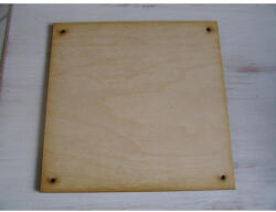 Natúr fa - Szalvéta méretű lap 16x16cm - papelito