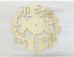  Natúr fa - Óraszámos óralap 33cm - papelito