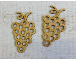  Natúr fa - Szőlő 9cm 2db/csomag - papelito