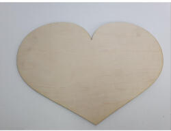  Natúr fa -Szív A4-es - koszorúhoz és asztaldíszhez