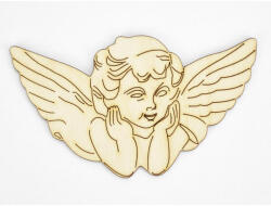  Natúr fa - Angyal gravírozott 5, 5x9, 8cm - papelito