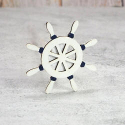  Natúr fa - Hajókormány színes 10cm 1db