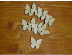  Natúr fa - Lepke 4, 5x5cm 10db/csomag - festéshez és dekorációhoz