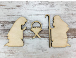 Natúr fa - Jászol szett 3db/csomag - papelito