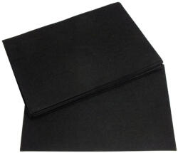  Barkácsfilc, filc lapok 2mm 10db/csomag - Fekete