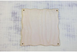  Natúr fa - Szalvéta méretű lap hullámos - papelito