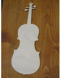 Natúr fa - Hegedű 20cm - papelito