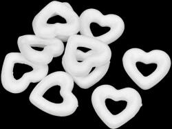  Polisztirol szív lukas 5cm 20db/csomag - festéshez és díszítéshez