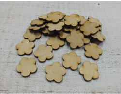  Natúr fa - Virág 3cm 30db/csomag - papelito