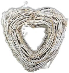 Fonott vessző szív dekoráció lukas 27cm - papelito