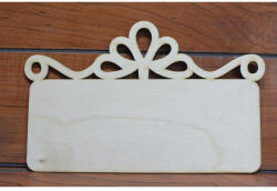  Natúr fa - Díszes tábla 20x13cm - feliratként és tábladíszként