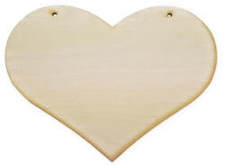  Natúr fa - Szív pufi 18cm - papelito