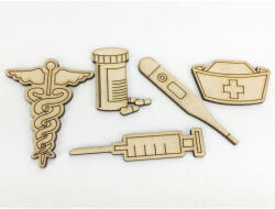  Natúr fa - Nővérke szett 5db/csomag - papelito