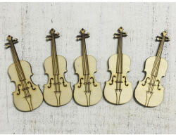  Natúr fa - Hegedű 5db/csomag - papelito