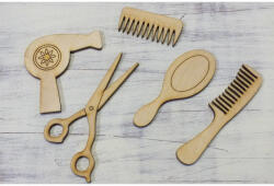 Natúr fa - Fodrász szett 5db/csomag - papelito