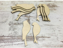 Natúr fa - Madár pár 8cm 5-5db/csomag - papelito