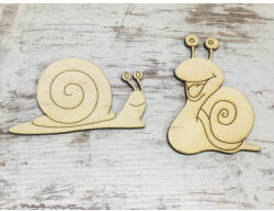  Natúr fa - Csigák 2db/csomag - festéshez és dekorációhoz