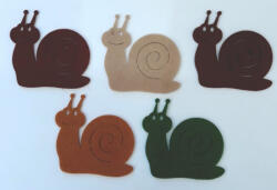 Filcfigura csigák 5 db/cs kb 6cm 38084 (38084)