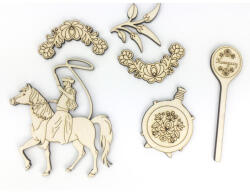 Natúr fa - Magyar csomag 10cm 6db/csomag - papelito