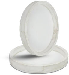  Fa tálca fehér 20cm - papelito