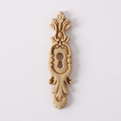  Hőre lágyuló fa díszítőelem - Kulcslyuk 7*6, 5cm 43388 (43388)