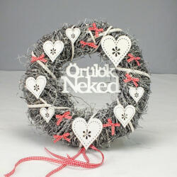  Ajtókopogtató "Örülök neked" 30cm