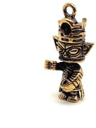 R. M. ékszer Sárgaréz medál kínai alien figura 4x1, 5cm (000413)