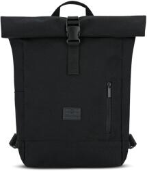 Johnny Urban ROBIN" újrahasznosított kisméretű rolltop hátizsák, fekete, Johnny Urban