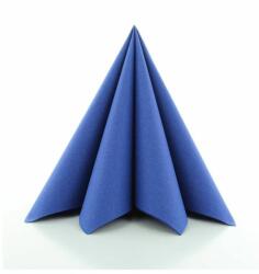 Mank textilhatású szalvéta 40x40 cm 50 lap/csomag - sötétkék