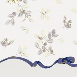 Ventidue Mikrotextil hatású dekorszalvéta "Grace kék" 40x40 cm 50 lap/csomag