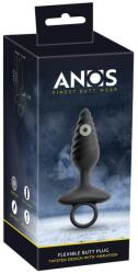 ORION Flexible Butt Plug Twisted Design with Vibrations